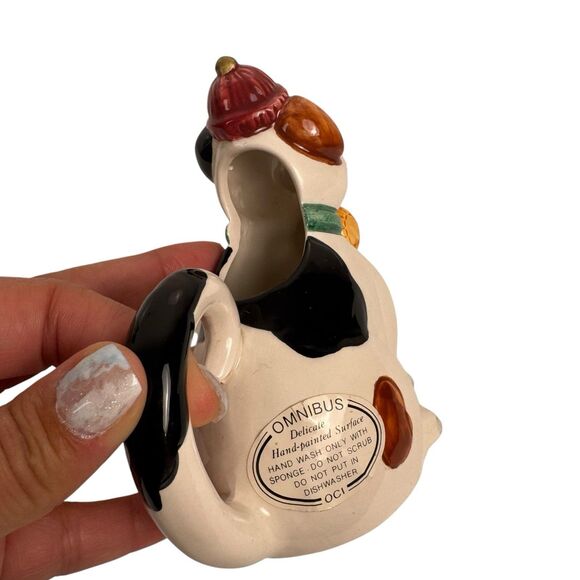 Omnibus OCI Fitz & Floyd Porcelain Playful Pup Dog Creamer Retired MUGS - Picture 5 of 7